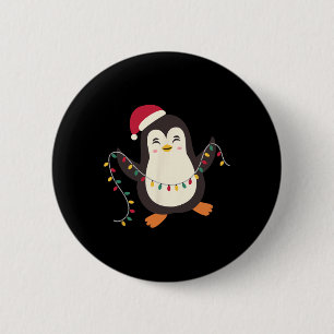 Pajamas Niedliche Pinguine Weihnachten Weihnachten Button