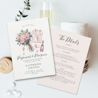 Pajamas Prosecco Rose Junggeselinnen-Abschied Itin