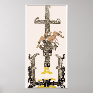 Pakal, der alte Astronaut Poster