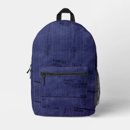 Paket 1 - Rucksack zum Thema "Real Anwesen" (Denim