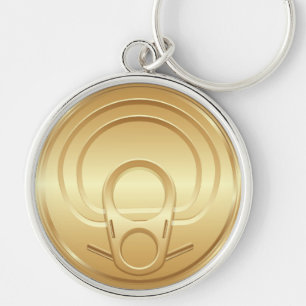 Paket-Blechdose-Deckel-Schlüsselanhänger Schlüsselanhänger