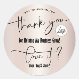 Paket für kleine Unternehmen Runder Aufkleber