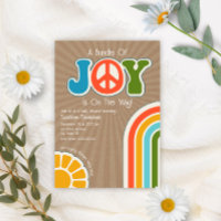 Paket Joy Groovy Peace Hippie Baby Shower