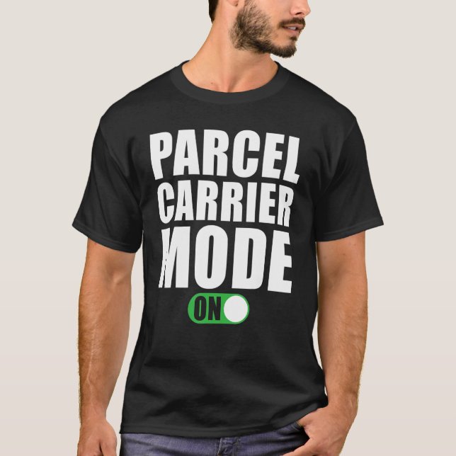 Paketbeförderungsmodus beim Paketbeförderer T-Shirt (Vorderseite)