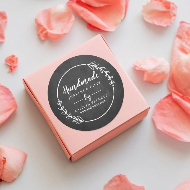 Paketlösungen für kleine Unternehmen Runder Aufkleber (Von Creator hochgeladen)