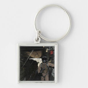 Paketpakete für die Containerzustellung verlassen  Schlüsselanhänger