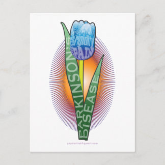 Pakinsons Disease Awareness Tulip Postkarte