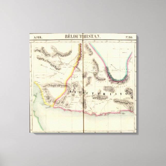 Pakistan, Asien 80 Leinwanddruck (Vorderseite)