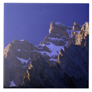 Pakistan, Baltoro Muztagh-Gebirgszug. Sonnenaufgan Fliese