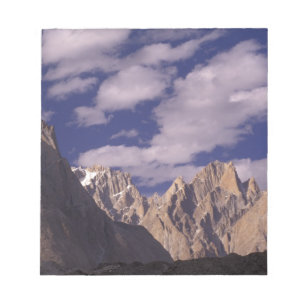 Pakistan, Baltoro Muztagh Range, Große Kathedrale Notizblock