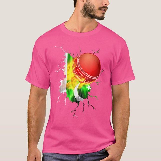 Pakistan Cricket Pakistan 2019 National Fans Jers T-Shirt (Vorderseite)