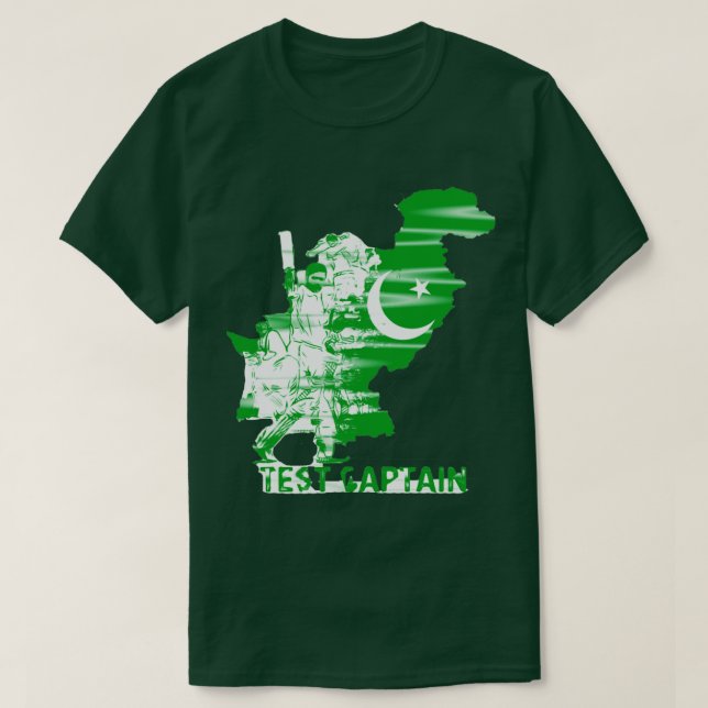 Pakistan Cricket T-Shirt (Design vorne)