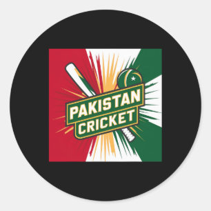 Pakistan Cricket Trikot Cricket Flagge Von Pakista Runder Aufkleber