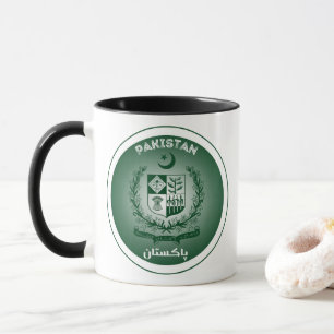 Pakistan-Erbe-Emblem Tasse