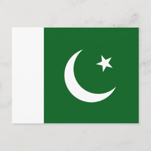 Pakistan Flag Postkarte