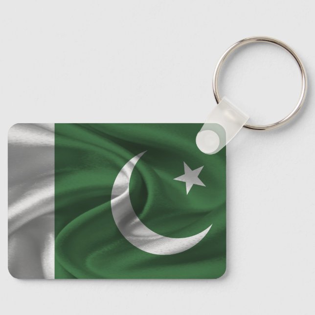 Pakistan Flag Schlüsselanhänger (Vorderseite)