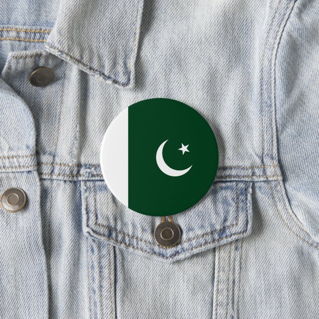 Pakistan-Flagge Button (Beispiel)