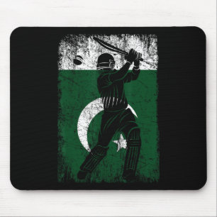 Pakistan-Flagge-Cricket-Trikot-Fan-Spieler-Trainer Mousepad