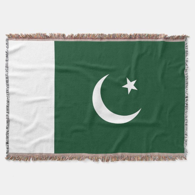 Pakistan-Flagge Decke (Vorderseite)