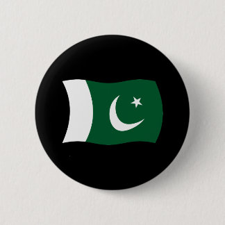 Pakistan-Flagge-Knopf Button