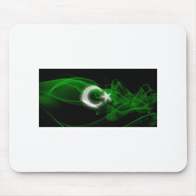 Pakistan-Flagge Mousepad (Vorne)