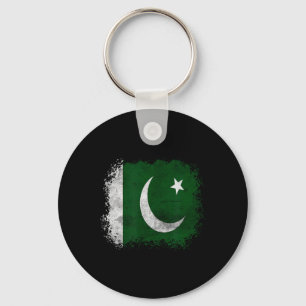 Pakistan-Flagge pakistanische Cricket-Cricketspiel Schlüsselanhänger