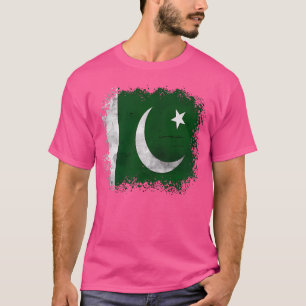 Pakistan Flagge Pakistans pakistanische Cricket Cr T-Shirt