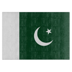 Pakistan-Flagge Schneidebrett