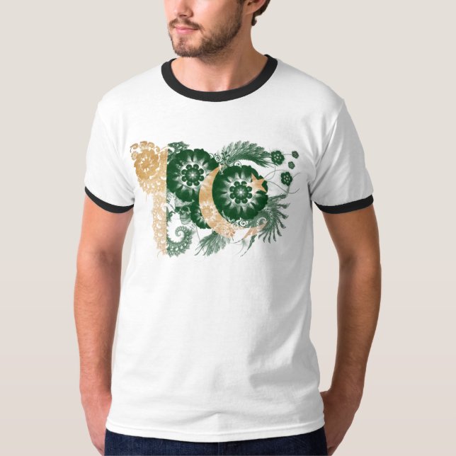 Pakistan-Flagge T-Shirt (Vorderseite)