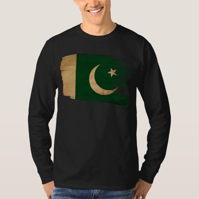 Pakistan-Flagge T-Shirt (Vorderseite)