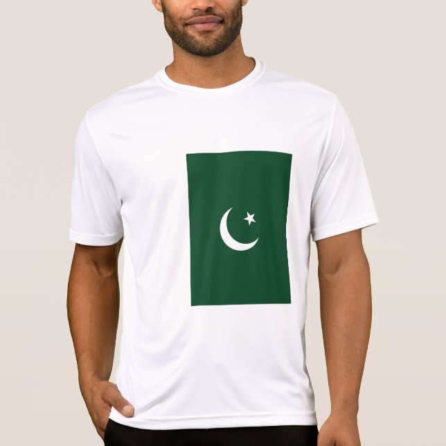Pakistan-Flagge T-Shirt (Vorderseite)
