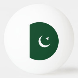 Pakistan-Flagge Tischtennisball