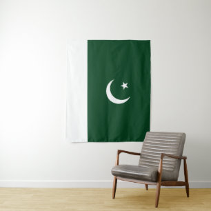Pakistan-Flagge Wandteppich