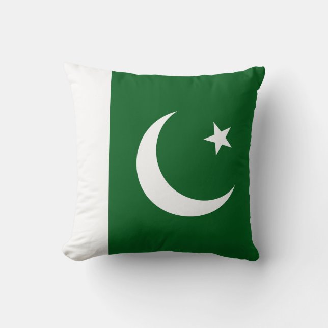 Pakistan Flagge x Flaggenkissen Kissen (Vorderseite)