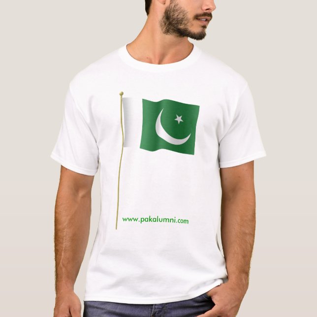 Pakistan-Flaggen-T - Shirt (Vorderseite)