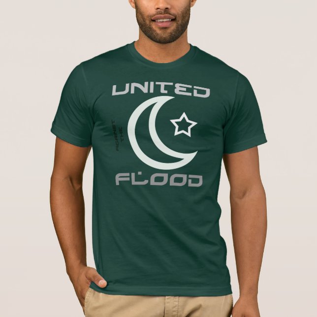 Pakistan-Flut-Entlastung - vereinigte Wahl 2 T-Shirt (Vorderseite)