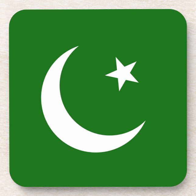 Pakistan Getränkeuntersetzer (Vorderseite)