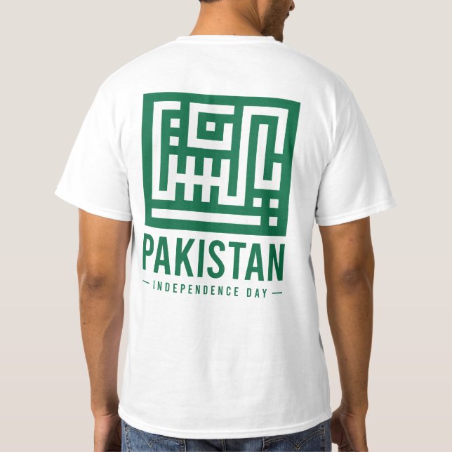Pakistan Independence Day TShirts (Rückseite)