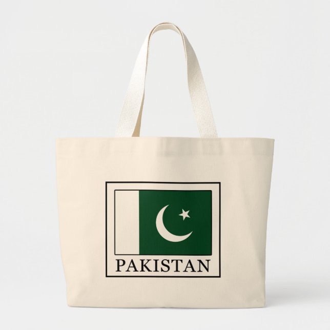 Pakistan Jumbo Stoffbeutel (Vorne)
