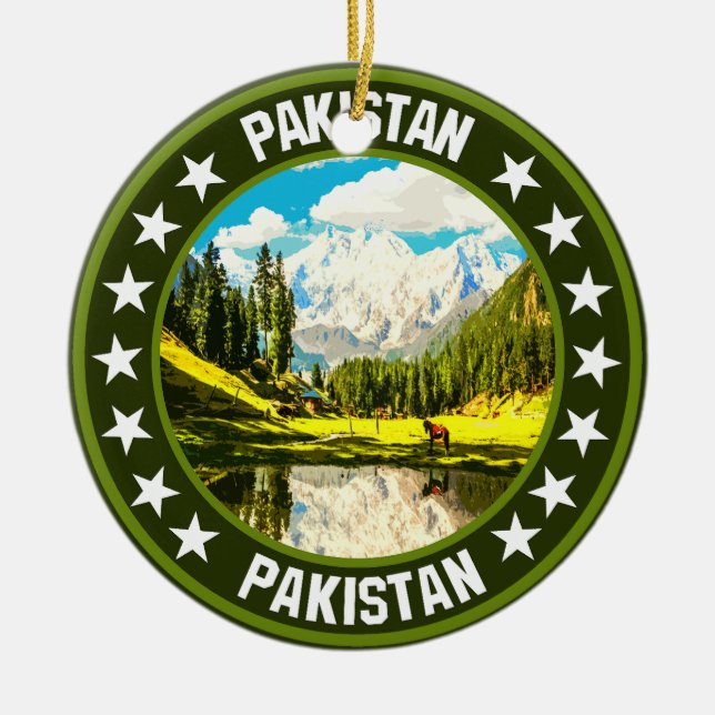 Pakistan Keramik Ornament (Vorne)