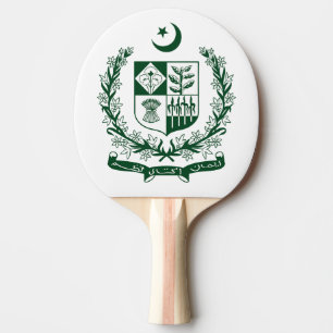 Pakistan Landeswappen Symbol Emblem Adler Tischtennis Schläger