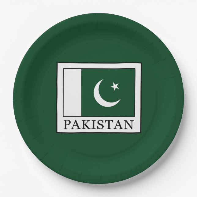 Pakistan Pappteller (Vorderseite)