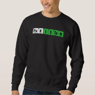 Pakistan Periodensystem Elemente Chemie Cool Pa Sweatshirt