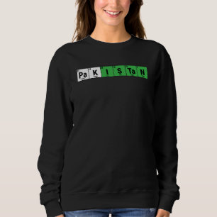 Pakistan Periodensystem Elemente Chemie Cool Pa Sweatshirt