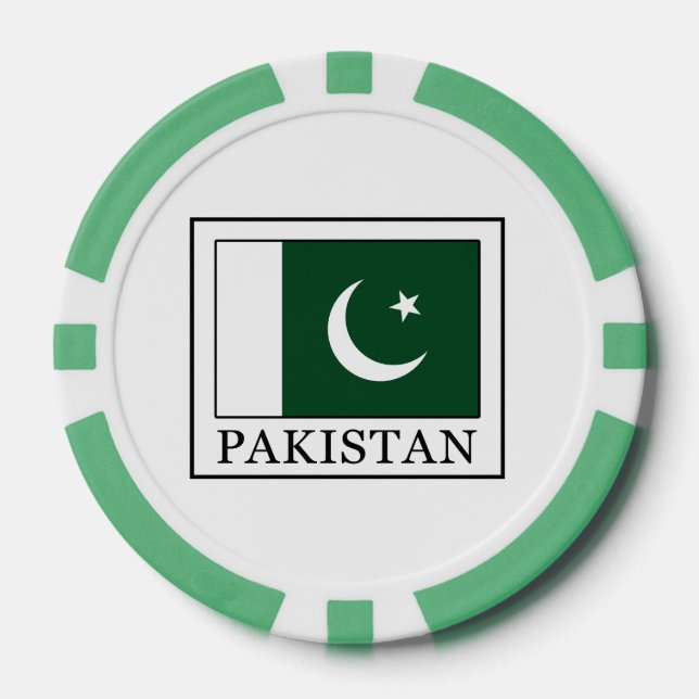 Pakistan Pokerchips (Vorderseite)