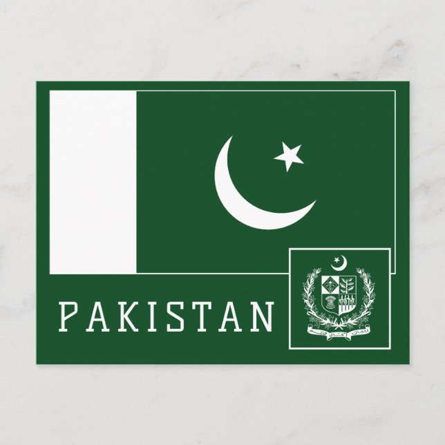 Pakistan Postkarte (Vorderseite)