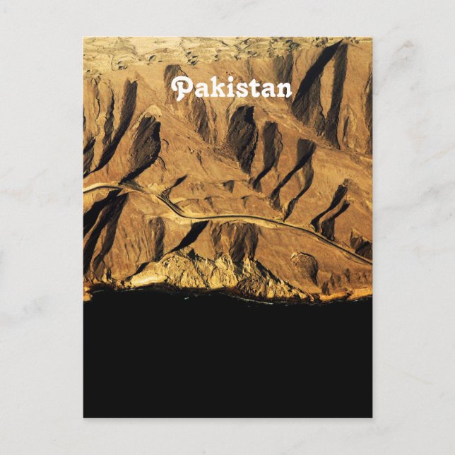 Pakistan Postkarte (Vorderseite)