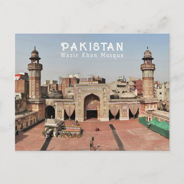 Pakistan Postkarte (Vorderseite)