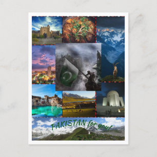 Pakistan Postkarte