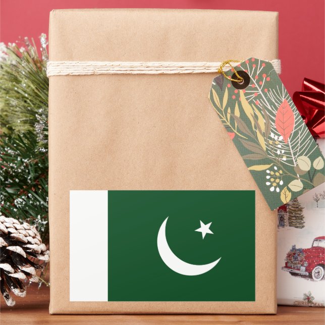 Pakistan Rechteckiger Aufkleber (Feiertag)